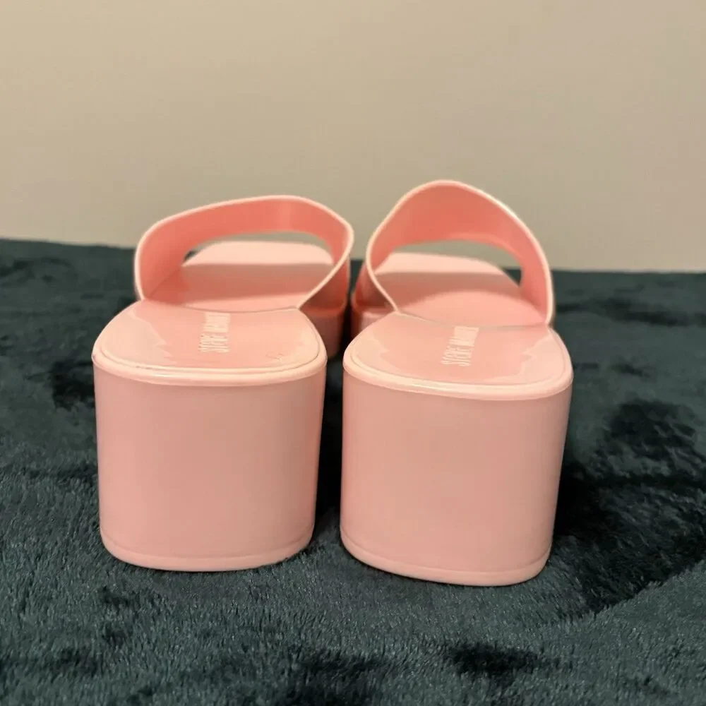 Steve Madden Women’s Harlin Chunky Pink Sandals Size 8M